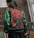 Heavy-duty Embroidered Mens Yokosuka Reversible Jacket